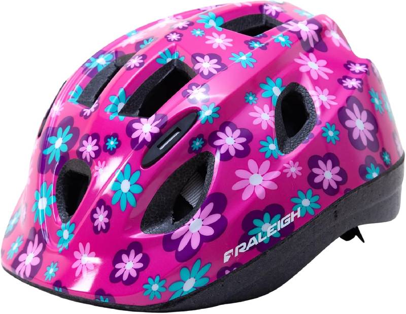 Raleigh Dottie Girl Cycle Helmet with LED 48-54cm