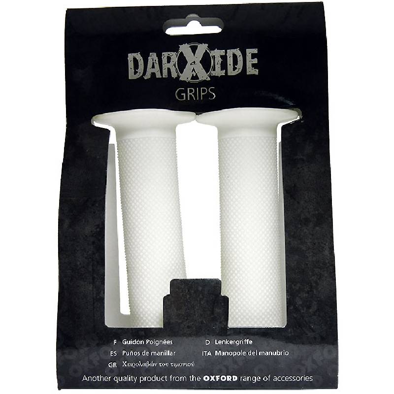 BMX Handlebar Grips - Darxide (White)